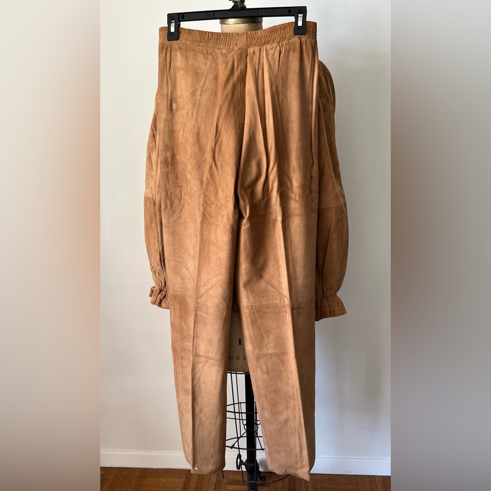 1980’s Vintage Suede Jacket & Pants Set - Picture 17 of 17